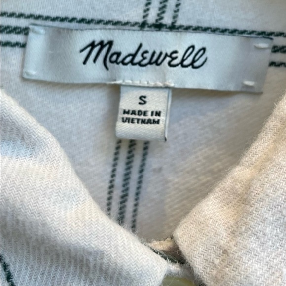 Madewell Flannel Button Up Size S - Picture 3 of 3